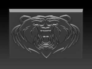 bear relief 3Dプリントモデル