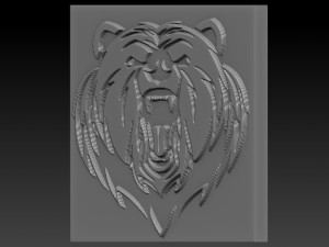 bear relief 3Dプリントモデル