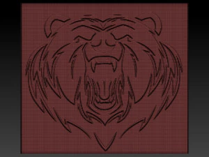bear relief 3D Print Model