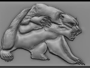 bear relief 3D Print Model