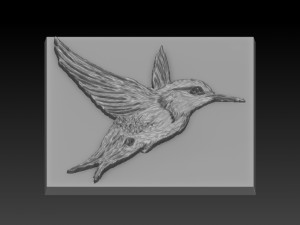 bird relief 3D 打印模型