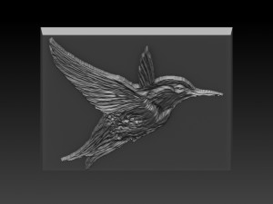 bird relief 3D 打印模型