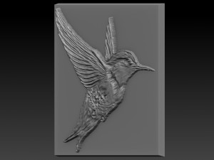 bird relief 3D 打印模型