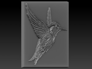 bird relief 3D 打印模型