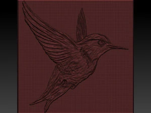 bird relief 3D Print Model