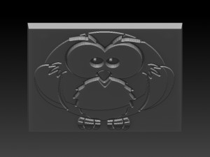 bird relief Modelo de Impressão 3D