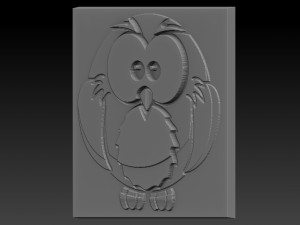 bird relief Modelo de Impressão 3D