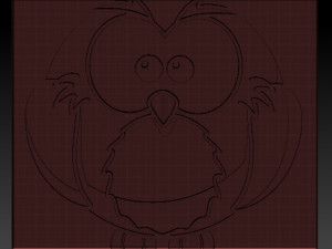 bird relief Modelo de Impressão 3D