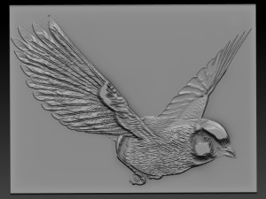 bird relief 3D Print Model