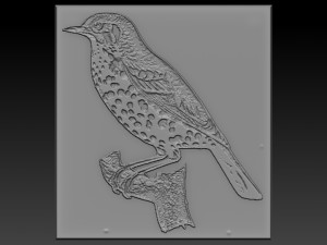 bird relief 3D Print Model
