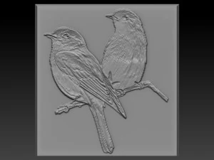 bird relief 3D Print Model