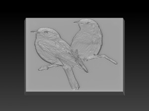 bird relief 3D Print Model