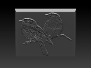 bird relief 3D Print Model