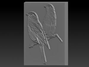 bird relief 3D Print Model