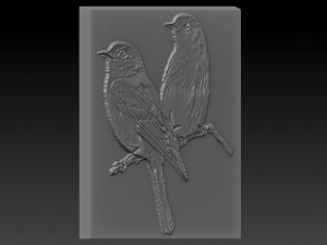 bird relief 3D Print Model