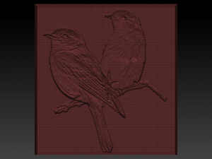 bird relief 3D Print Model