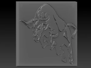 bull relief 3D Print Model