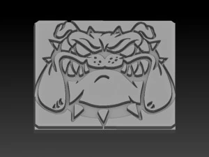 bulldog relief 3D Print Model