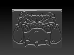 bulldog relief 3D Print Model