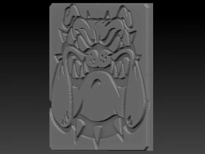 bulldog relief 3D Print Model