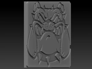 bulldog relief 3D Print Model