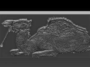 camel relief 3D 打印模型