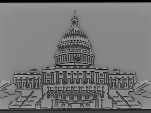 capitol build relief 3D Print Model