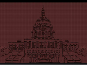capitol build relief 3D Print Model