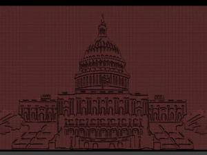 capitol build relief 3D Print Model