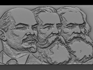 al&iacute;vio dos pensadores sovi&eacute;ticos Modelo de Impressão 3D