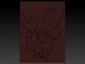 Pokemon-Erleichterung 3D Druckmodell