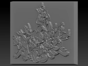 disney cartoon relief 3D Print Model