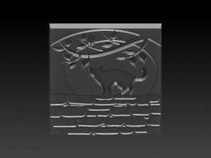 cat relief 3D 打印模型