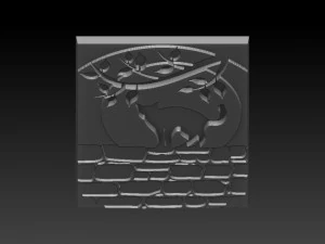 cat relief 3D Print Model