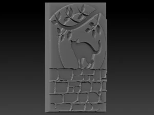 cat relief 3D Print Model