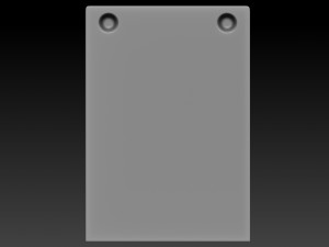 che relief 3D-Druckmodell