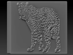 cheetah relief 3D Print Model