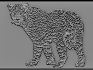 alivio del guepardo Modelo de impresión 3D