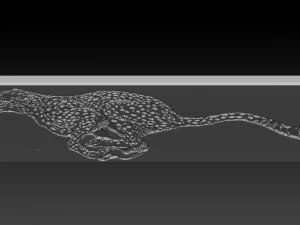 cheetah relief 3D Print Model