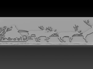 christmas relief Model do druku 3D