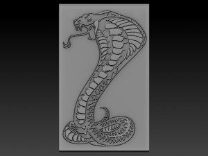 cobra snake relief 3D Принт Модель