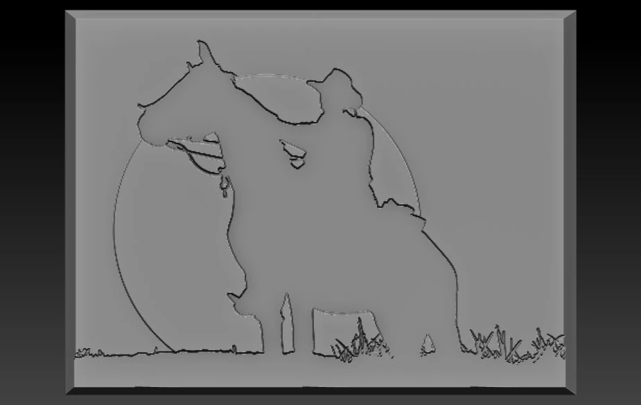 ковбойское облегчение 3D Принт Модель .c4d .max .obj .3ds .fbx .stl .blend 