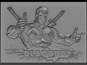 deadpool relief 3D Print Model