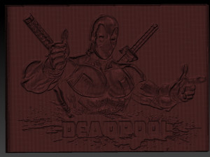 deadpool relief Modèles 3D en vedette