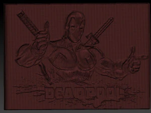 deadpool relief 3D Print Model