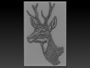 deer head relife 3D प्रिंट मॉडल