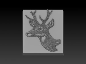deer head relife 3D Print Model