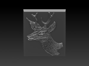 deer head relife 3D Print Model