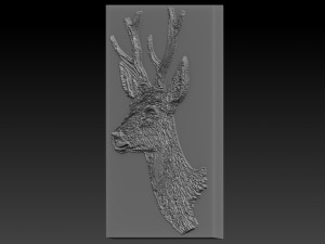 deer head relife 3D Print Model