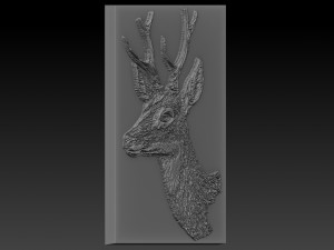 deer head relife 3D Print Model
